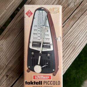 Wittner Metronom Taktell Piccolo in Brown 835 New in Box